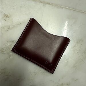 Tan Leather Card Holder